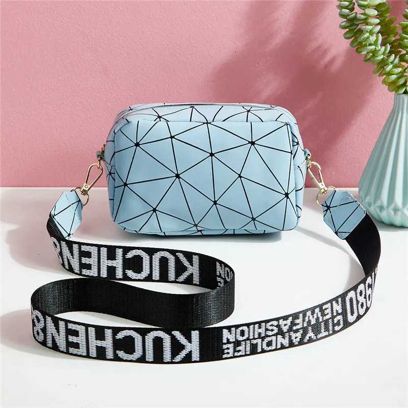 Fashion Cool Geometry Color Shoulder Bags For Women Small Crossbody Bag Purse PU Leather Lady Girls Handbag bolsa femininaT251205