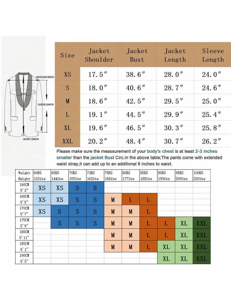 Mens Jacquard 2 Piece Suits Slim Fit Double Breasted Suit Jacket Pants Set Casual Wedding Casual Business M260313