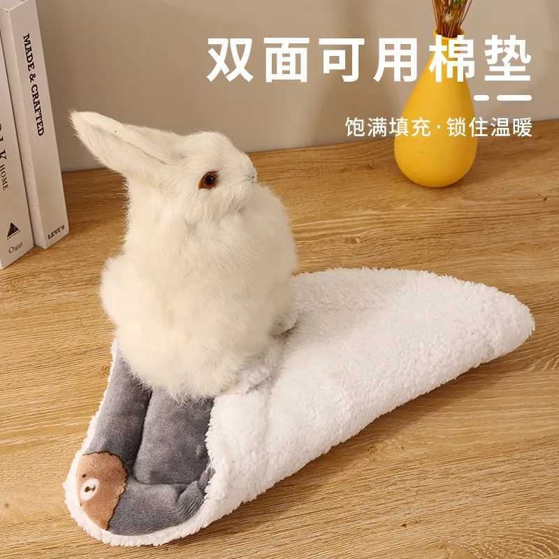 Rabbit Chinchilla Bed Mat House Nest Hamster Accessories Small Animal Guinea Pig Hamster Bed House Winter Warm Squirrel Hedgehog M251206
