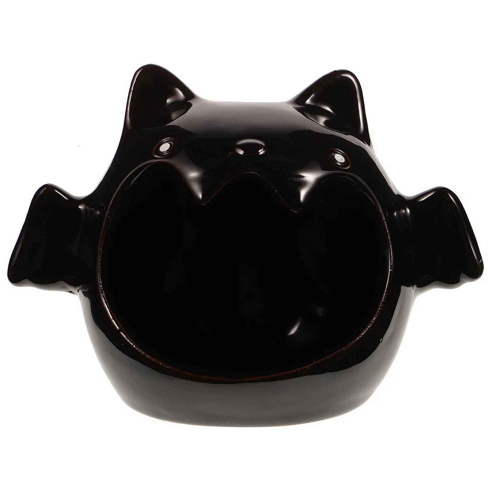 Cooling Ceramic Hamster House Bat Shape Hideout Small Animal Cage Guinea Pig Hut Wear Resistant Safe Pet Nest Year Round M251206