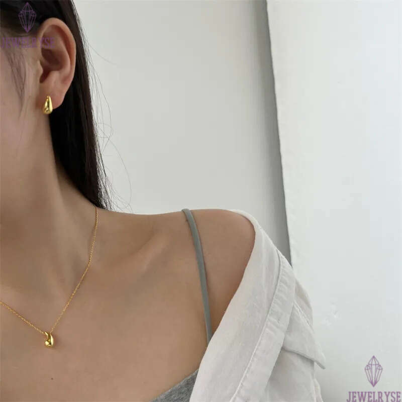 luxury 18k gold earrings designer for women 12mm 18mm 23mm 30mm 925 sterling silver water drop fashion womens gilrs back stud earring jewelry woman fr