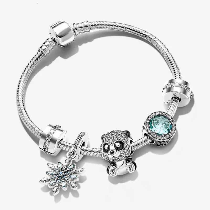 New Arrival Silver Plated Charm Bracelet For Women With Crystal Beads Pandents DIY Fashion Brand Cute Animal Pet Jewelry Gift W251206