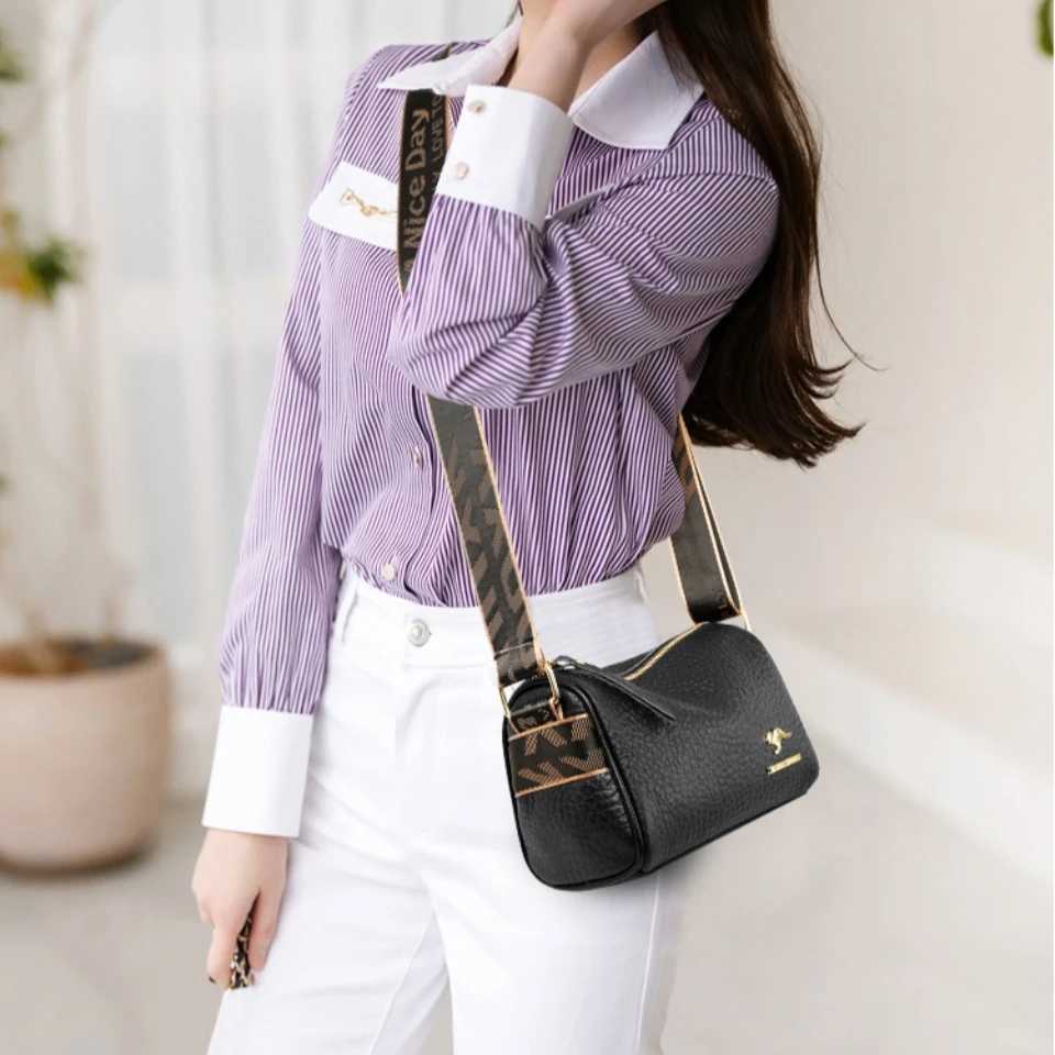 Luxury Womens Handbag Designer Female Messenger Tote Sac High Quality Solid Color Leather Shoulder Crossbody Bag For WomenT251205