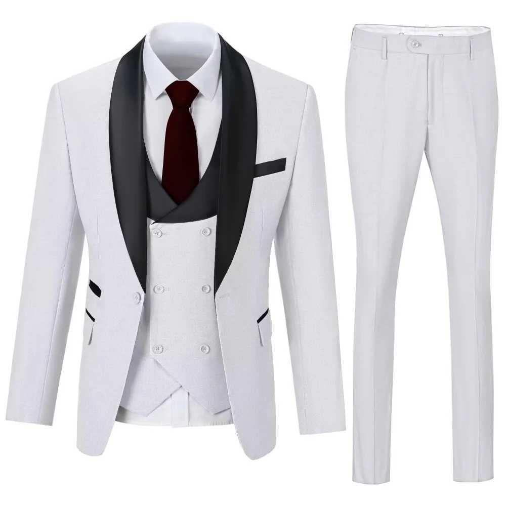 Elegant Mens Suit Casual Business Wedding Home Work Coats Suits Set Modern Tailored Mens Terno Fashion M260313