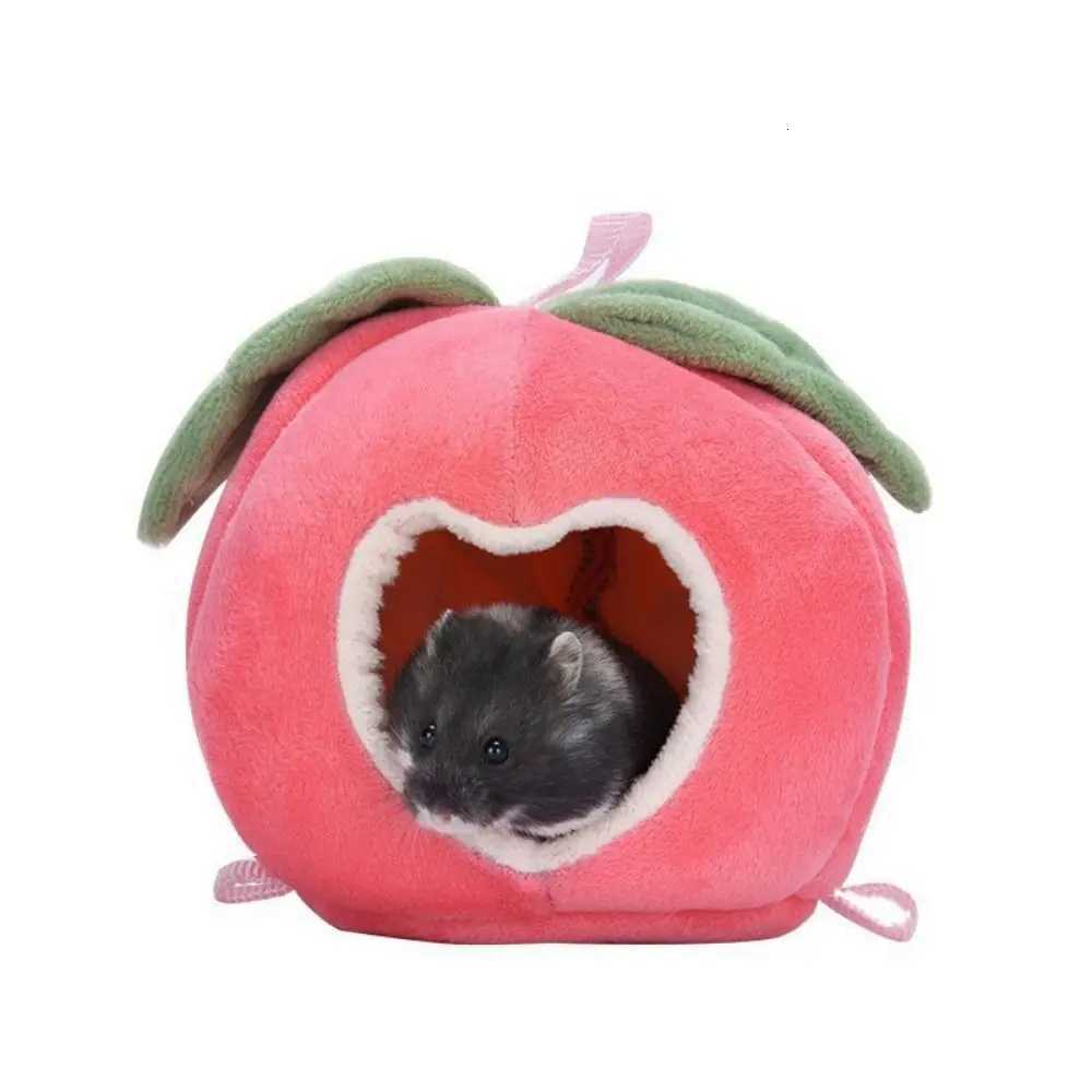 Cute Hamster Cotton House Soft Plush Sleeping Bag Small Animal Nest Guinea Pig Breathable Warm Rooms Hamster Accessories M251206