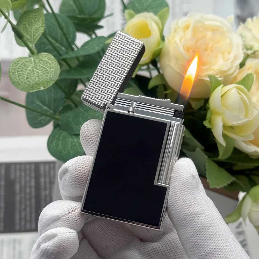 Lacquer Vintage Lighter Memorial Cigarette Lighter For Smokers e Copper Ligen 2 ic Sound Paris Lighter Best Gift For Man H251206