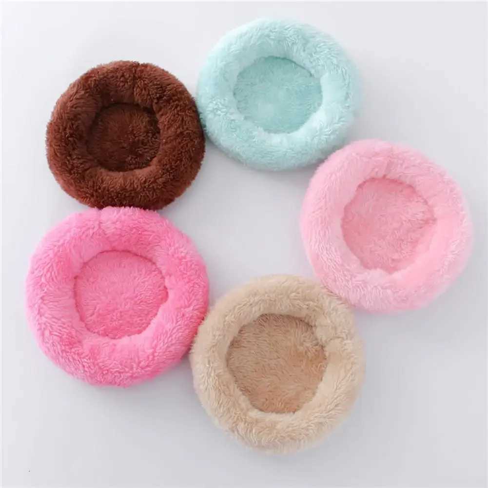 Hamster Bed Circular Hamster Bed Sleep Mat Pad Cute Pet Sofa Hamster Nest Small Animal Soft Cushion for Hedgehog Squirrel Mice M251206