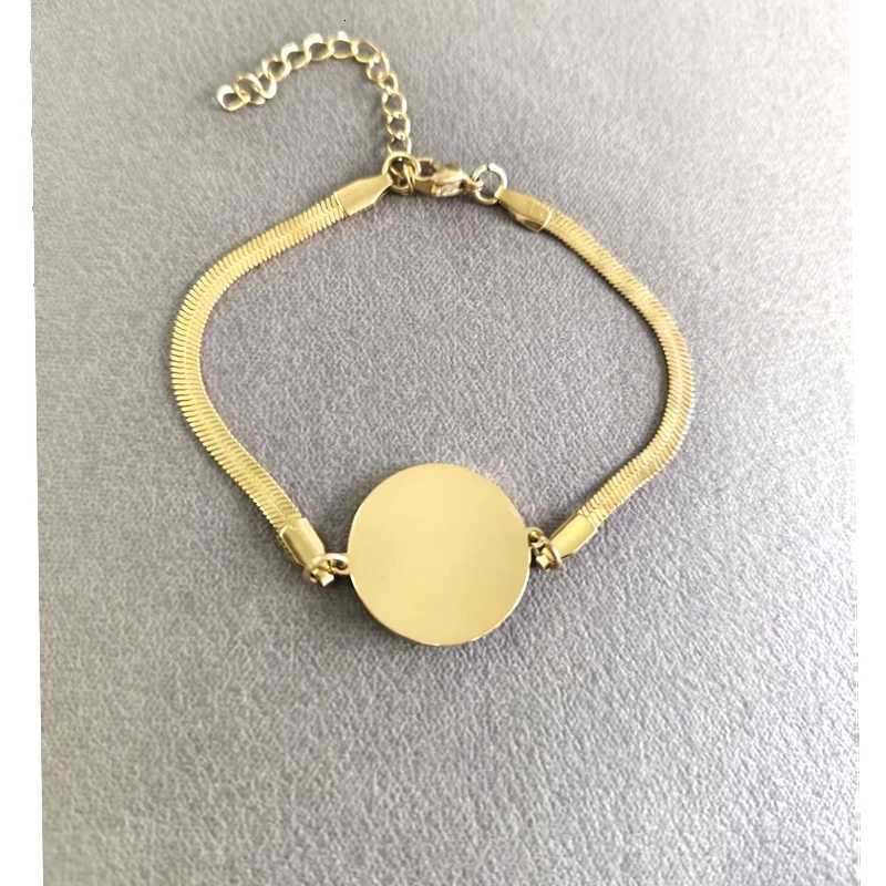 10pcs 3mm 304 Stainless Steel Flat Chain Bracelet Simple Bracelet For Men Retro Jewelry Trendy Accessories Women Bracelet W251206