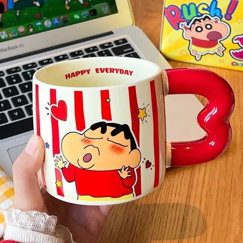 Crayon Shin-chan Nohara Shiro film and television periphery ceramic mug high value girl home office afternoon tea coffee cup M251206 - view 3