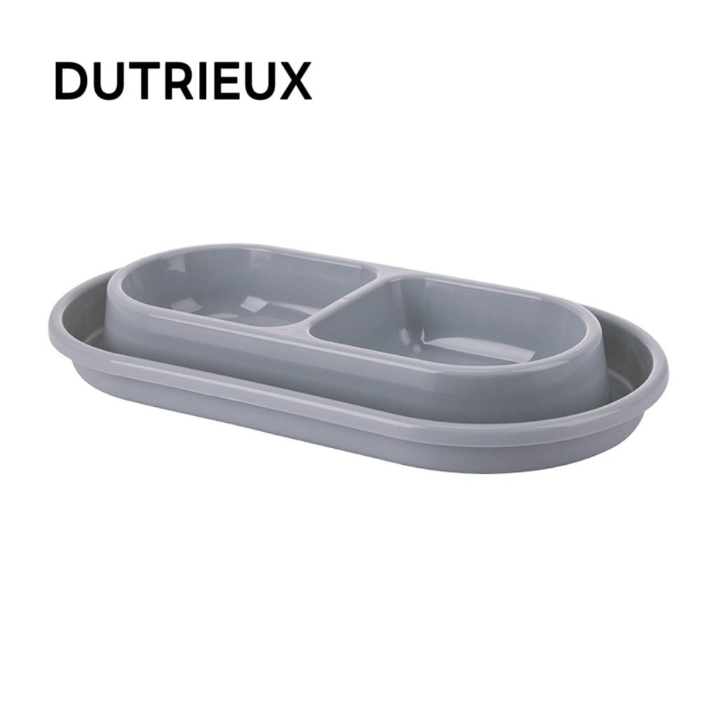 H1753 Small and medium-sized dog anti-choking bowls, anti-tipping slow-feeding dog bowls, pet cat food bowls, pet supplies supplier.