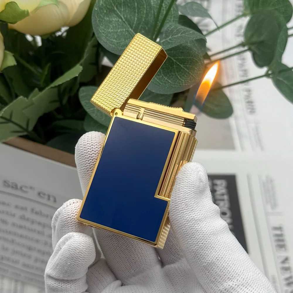 Lacquer Vintage Lighter Memorial Cigarette Lighter For Smokers e Copper Ligen 2 ic Sound Paris Lighter Best Gift For Man H251206