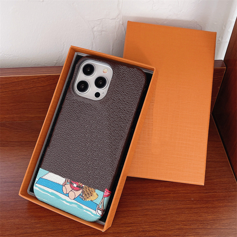 Fashion Designer Monogram Pattern Phone Cases for iphone 17 16 15 14 13 12 pro max Cellphone Hard Shell with Samsung