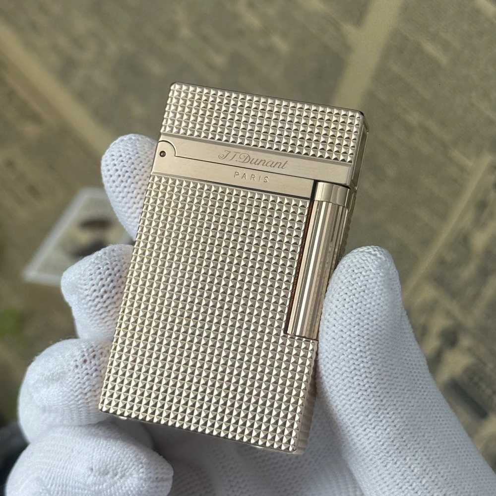 Vintage Metal Cigarette Lighter For Smokers Ligne2 Small Latt Wide Ping Sound Cigar Gadgets Mans Gift e Copper Memorial H251206