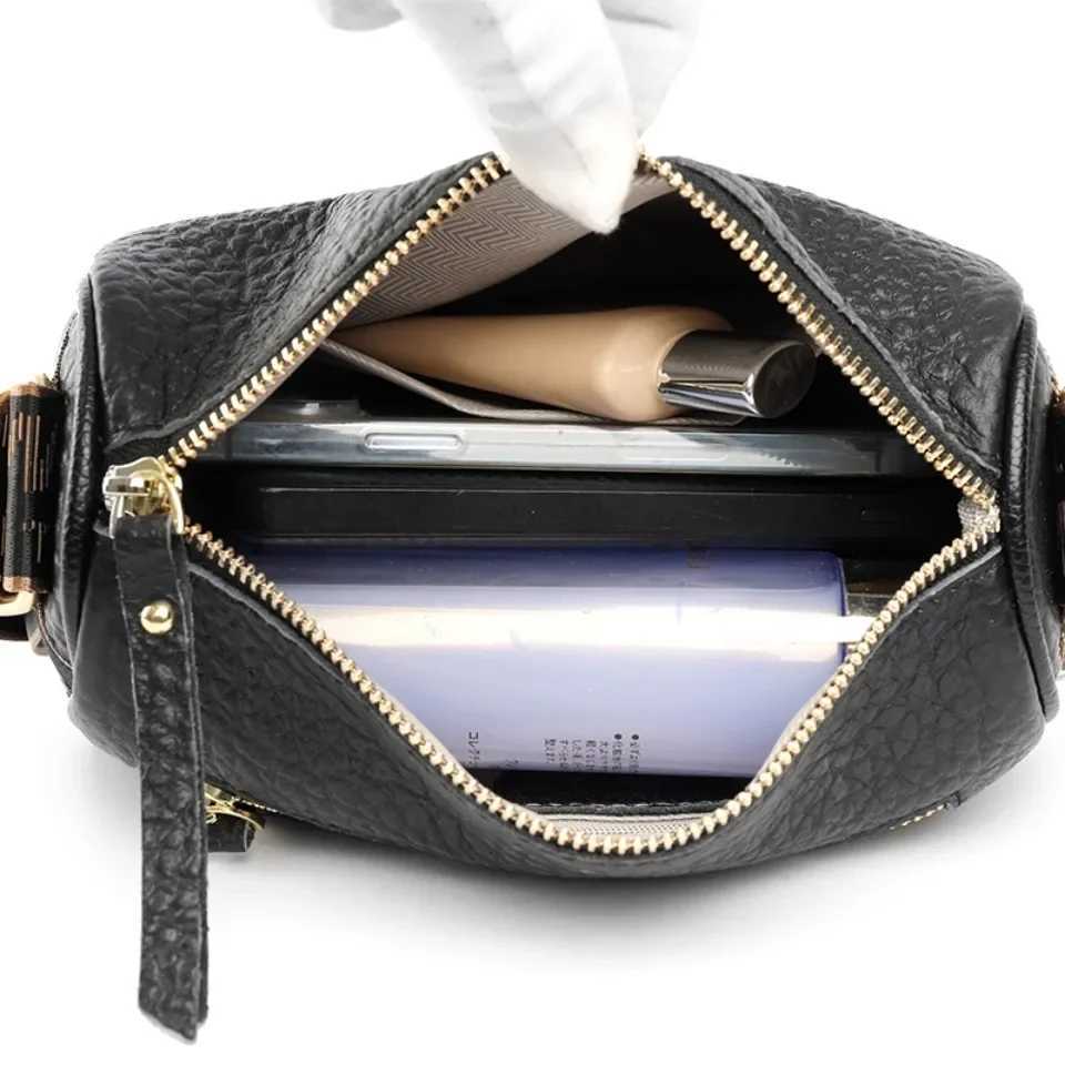 Luxury Womens Handbag Designer Female Messenger Tote Sac High Quality Solid Color Leather Shoulder Crossbody Bag For WomenT251205