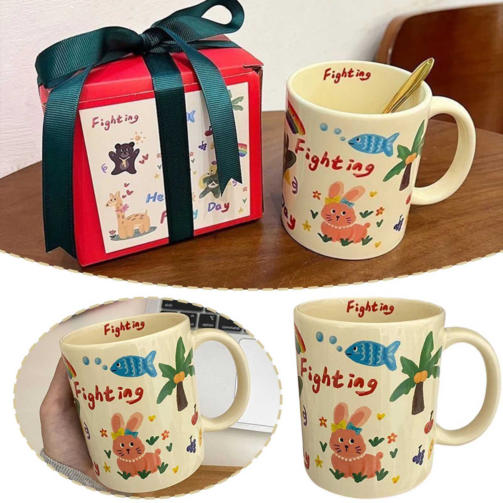 Cute Cartoon Milk Cup Personalized Fashionable Tea Coffee Cup For Home M251206 - view 3