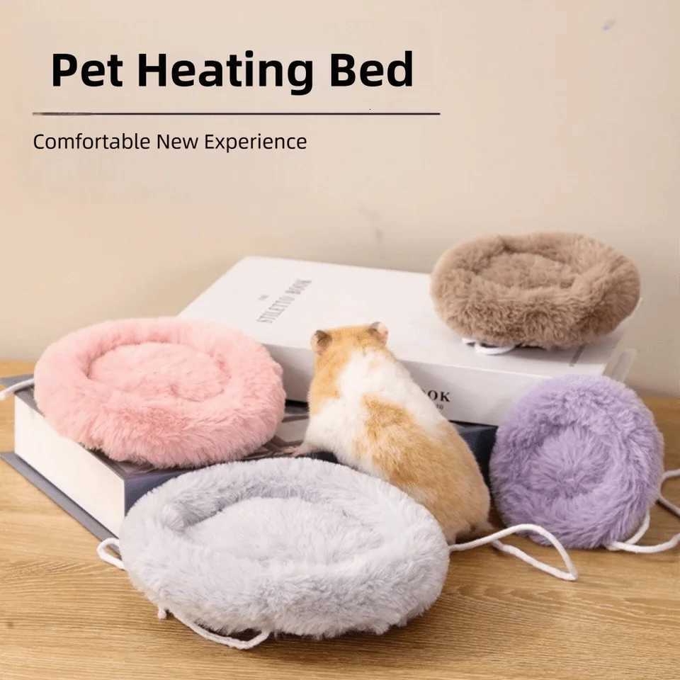 New Autumn Winter Hamster Nesting Mat Soft Pet Bed Cushion Round Cotton Sleeping Mat for Small Animals M251206