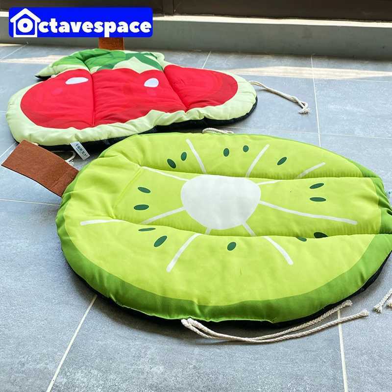 Cute Shape Fruit Rabbit Ice Mat Summer Small Pet Floor Pad Guinea Pig Bunny Cage Indoor Sleeping Blanket Rabbit Bed Stuff Items M251206