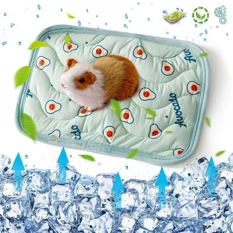 Hamster Cooling Pad Small Pet Cooling Mat Summer Ice Silk Cooling Mat Pet Cooling Mat Hamster Sleeping Mat Pet Supplies Mattress M251206
