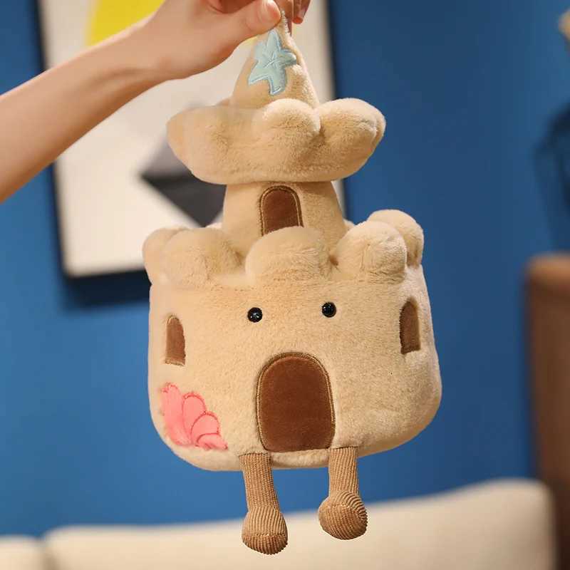 luxury 25cm Cat Castle Plush Doll Cute Cake Stuffed Plush Toys Fun Home Bedroom Doll Decoration Kids Birthday ValentineS Gift K251206