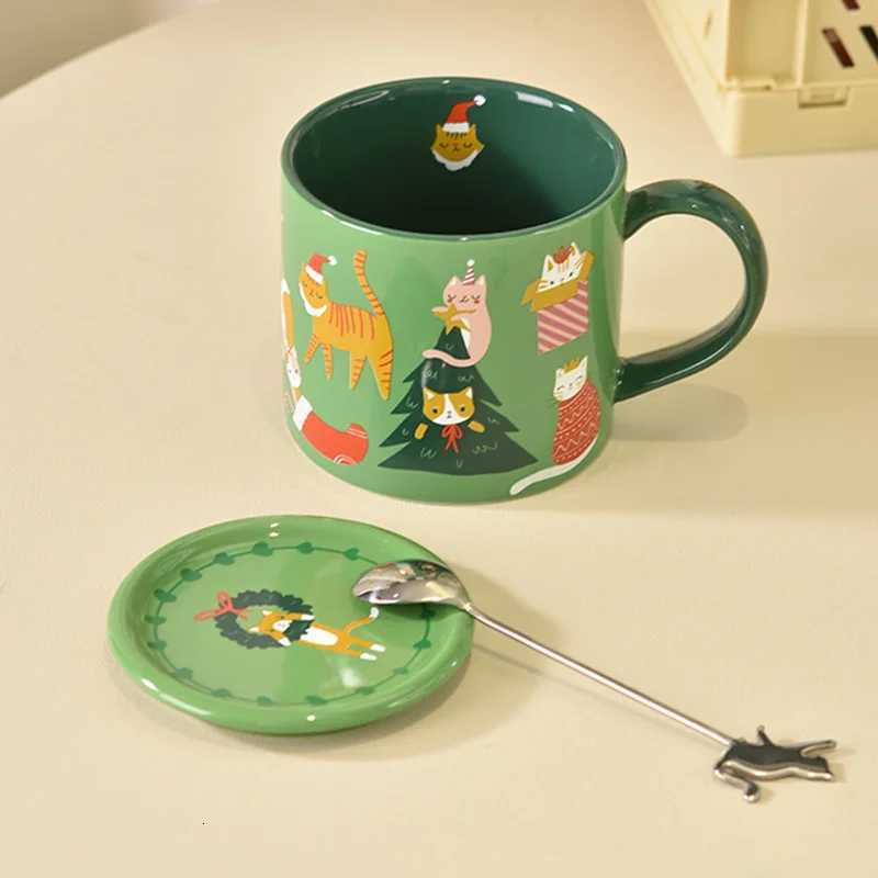 Christmas Cats Ceramics Mugs Coffee Mug Milk Tea Office Cups Drinkware the Best Birthday Gift M251206 - view 4