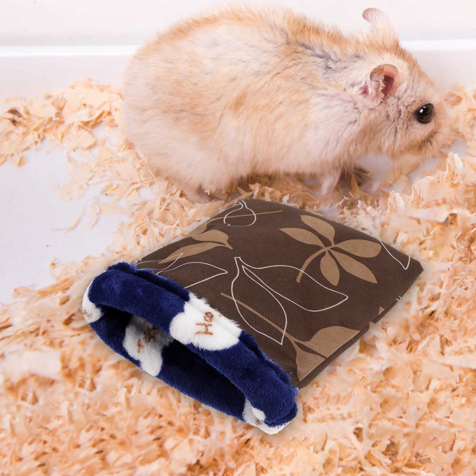 Warm Sleeping Bag For Hamster Soft Wrap Nest Bed Small Pet Snuggle Sack Cozy Hideout Pouch Lightweight For Guinea Pig M251206