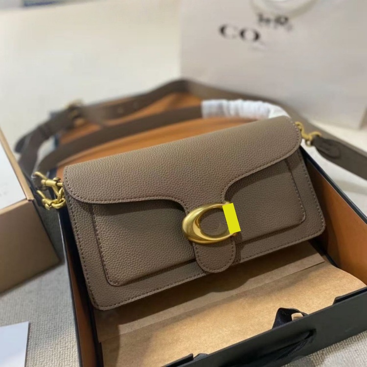 Designer Bag tabby bag Luxury Tote Girls Fashion bag Womens Top Quality Solid Color Bag with Chain Fashion Bag Real Pickup Buckle Macaron sm