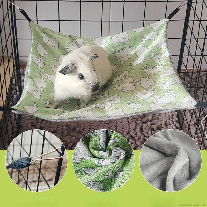 Hamster Hammock Honey Bag Glider Insulation Double sided Hammock Small Pet Hammock Hanging Squirrel Sleeping Bag Pet Supplies M251206