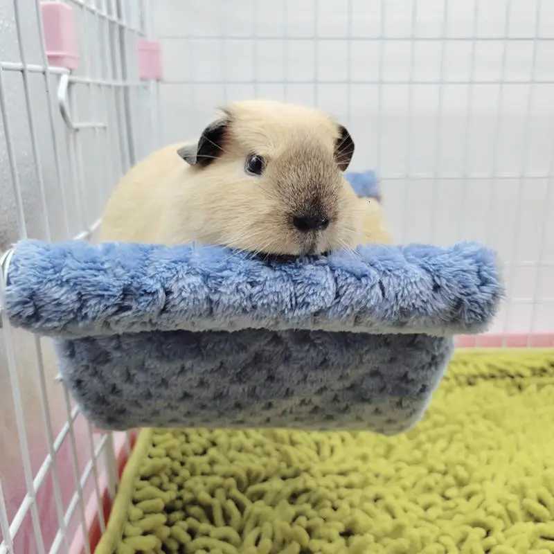 Warm Plush Hamster Hammock Small Pet Sleeping Bag Nest Pets Rat Squirrel Hanging Cage House Pet Accessories Supplies M251206