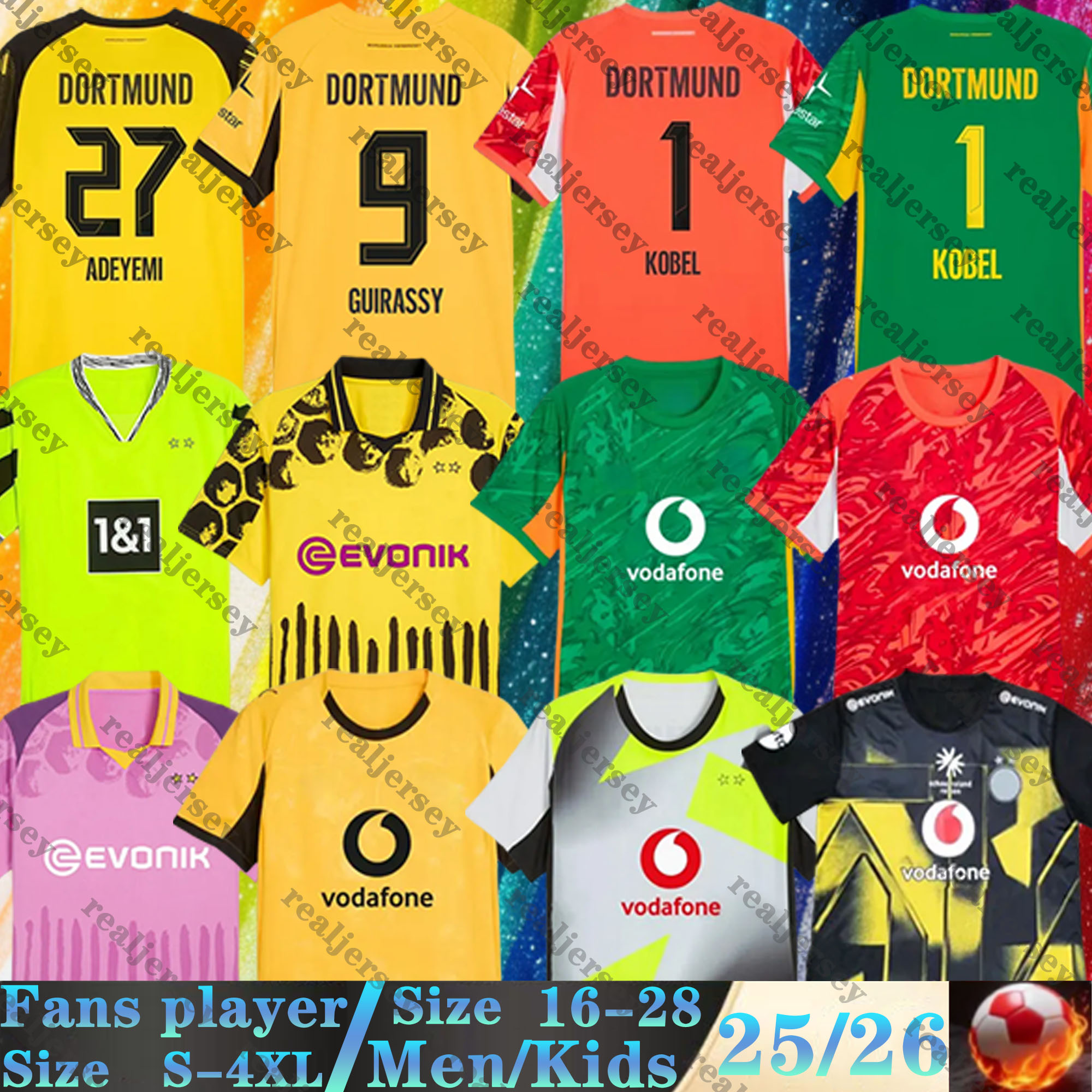 25 26 dortmunds soccer jerseys HALLER SABITZER 2025 2026 BVBs Special 4th football shirts ADEYEMI BRANDT MOUKOKO MALEN JOBE GUIRASSY FANS Player Version men kids Kit