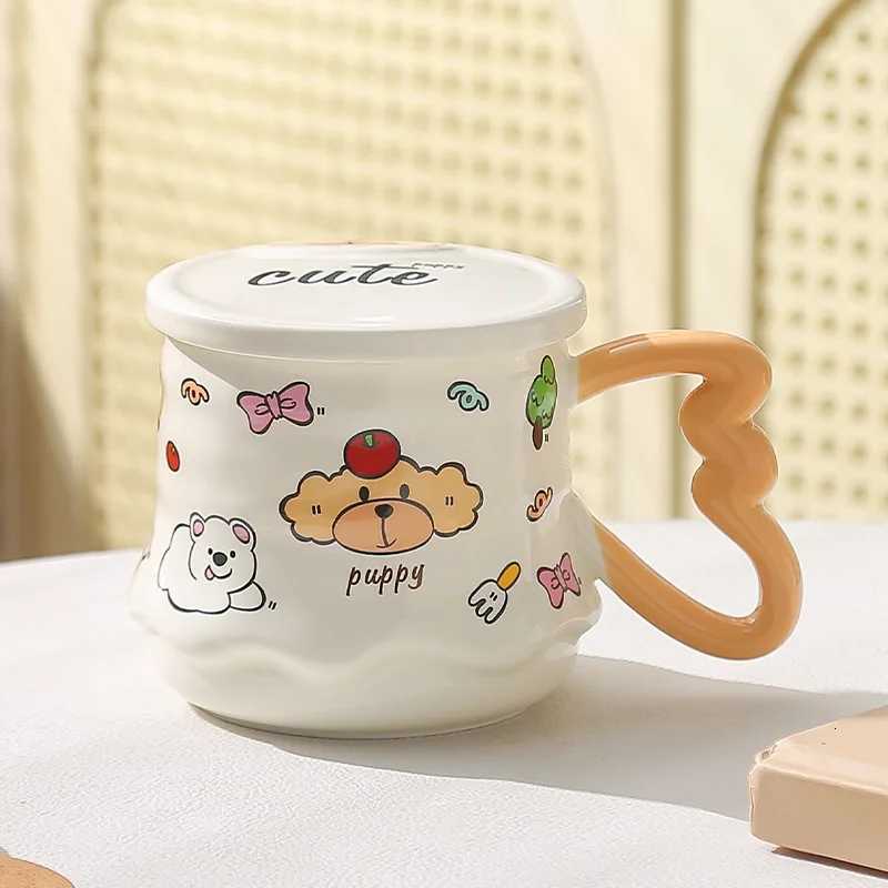 Creative Mug Cartoon Ceramic Mug Coffee Cups Drinkware Beer Mugs Tea Cup Original Breakfast Cups Personalized Gift Christmas Bar M251206 - view 5