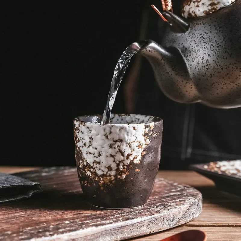 Japanese Retro Ceramic Tea Cup Homestay Specialty Coffee Matcha Casual Cup M251206 - view 5
