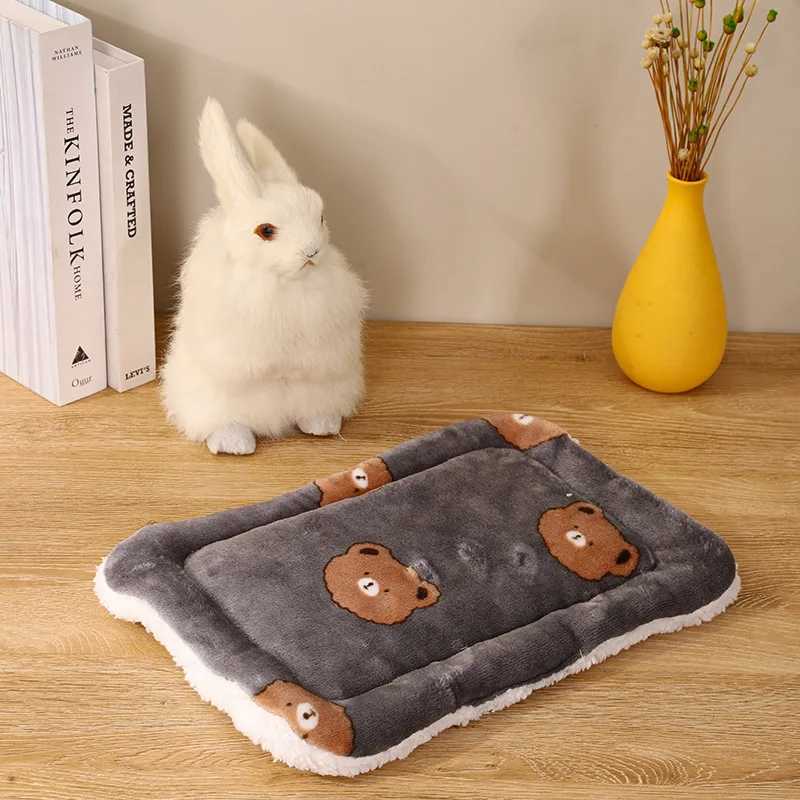 Rabbit Chinchilla Bed Mat House Nest Hamster Accessories Small Animal Guinea Pig Hamster Bed House Winter Warm Squirrel Hedgehog M251206