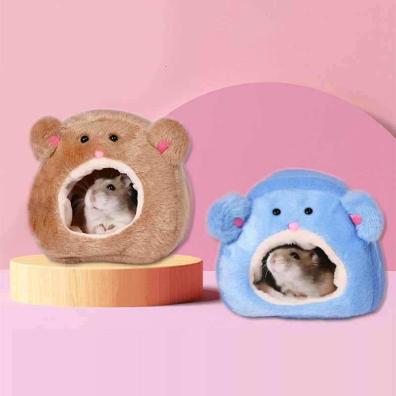 Hamster Soft Warm Bed Rat Hammock Pig Squirrel Winter Pet Toy Hamster Cage House Hanging NestMat House Bed Animal Mice Rat Nest M251206