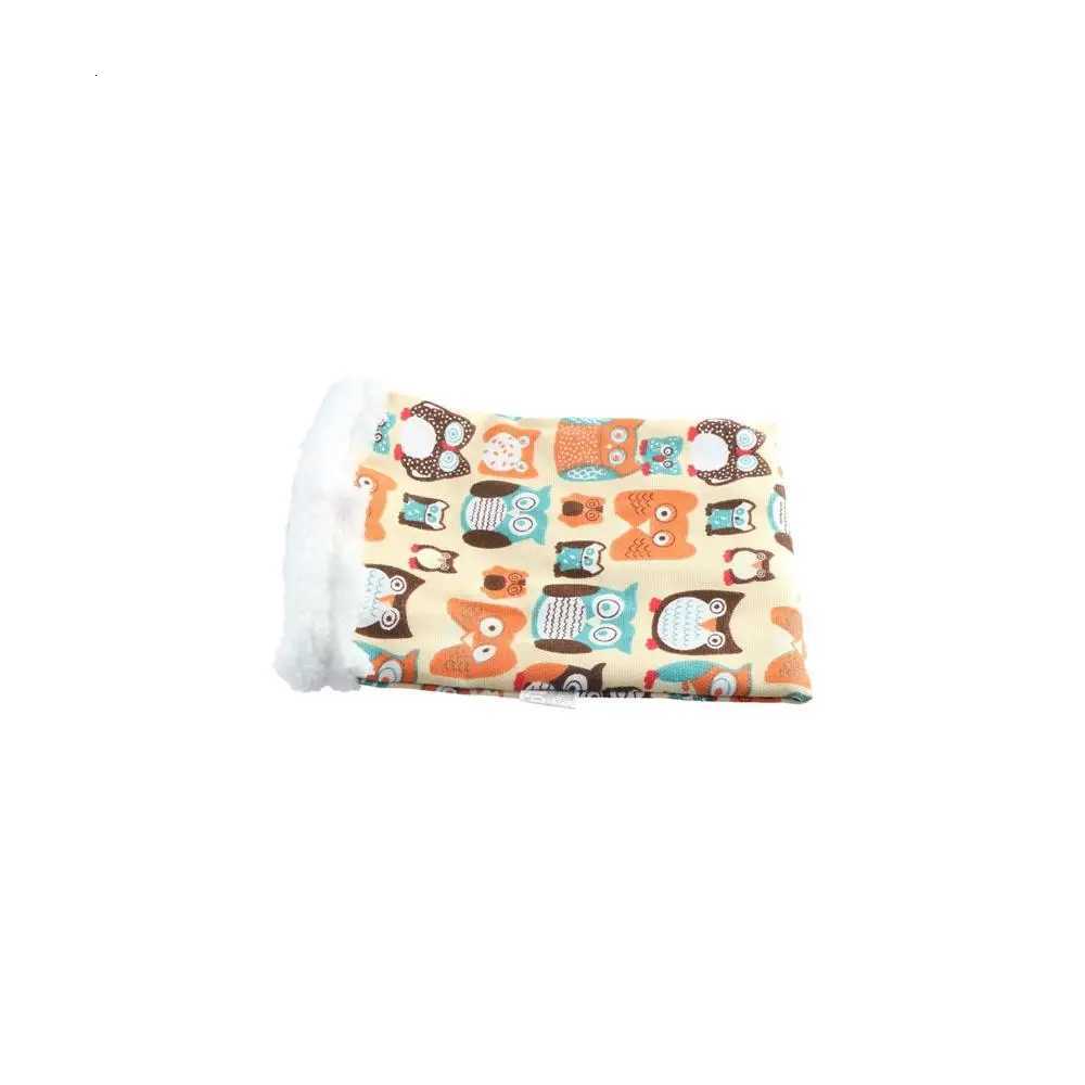 Cute Pocket Hamster Cotton Nest Chicken/Owl Pocket Shape Pocket Pet Carriers Bag Fleece/Canvas Warm Hamster Bed M251206