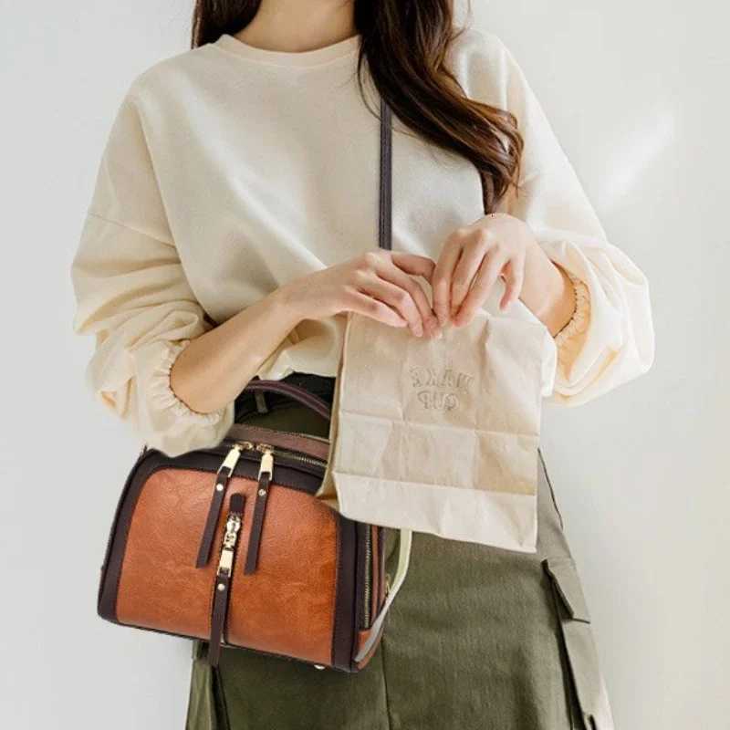 Luxury Alligator Pattern Womens Handbag Fashion Designer Shoulder Messenger Bag Ladies Pu Leather Shell Bag Bolsas FemininaT251205