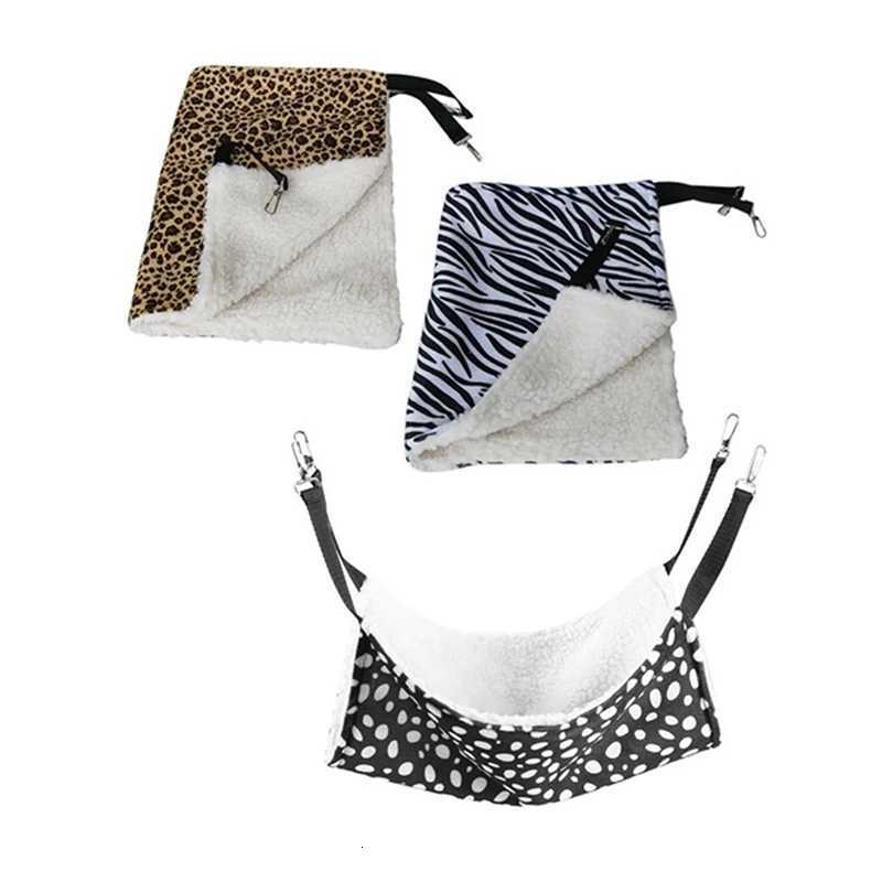 Designer Pet Hammock Cotton Mouse Ferrets Guinea Pig Cat Hanging Bed for Cats Rodents Hammock for Hamster Pets Supplies M251206