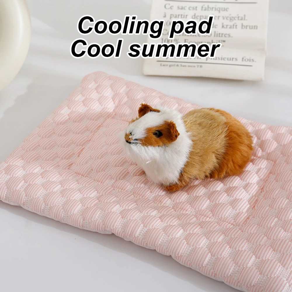 1 PC Summer Cooling Pet Mat Soft Breathable Self-Cooling Blanket Mat for Small Animal Hamster Guinea Pigs Chinchillas Rat Rabbit M251206