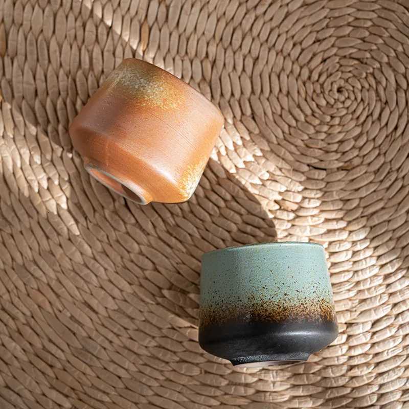 Laysda Vintage Coffee Mug 200ml ceramics Tea cup Japanese-style cafes Drinkware Stoneware Espresso for Restaurants Hotels M251206 - view 7