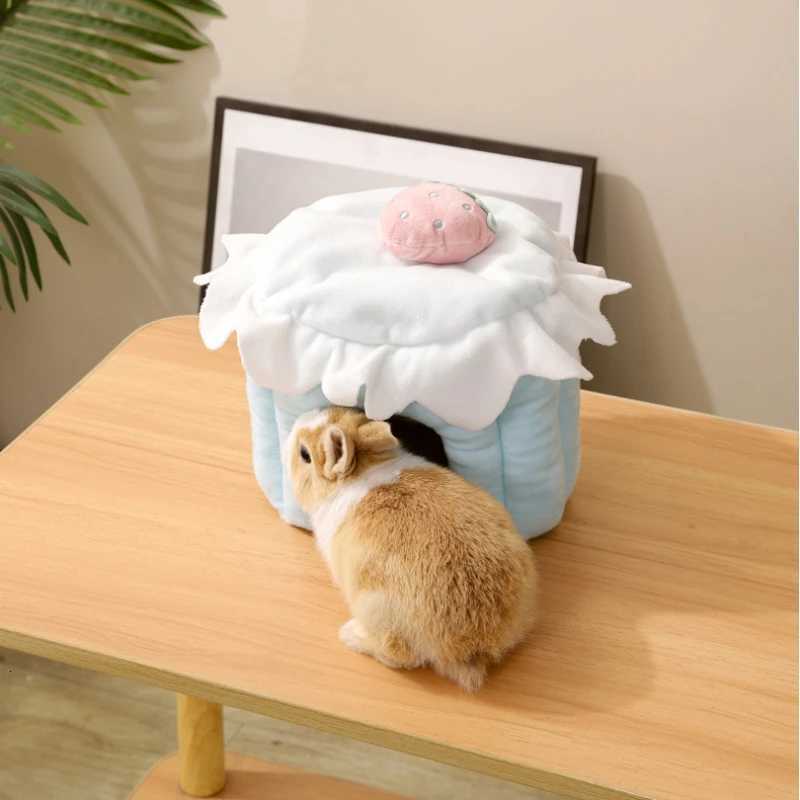 Premium Dutch Pig Condo with Chew-Proof Features Dwarf Rabbit Warren Hideaway Top-Notch Hideout Shelter Small Animal Cage Ferret M251206