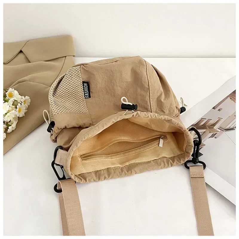 Nylon Soft Mini Phone Wallet Multifunctional Square Shoulder Bag Canvas Purse for Women Purses and Handbags Women Shoulder BagT251206