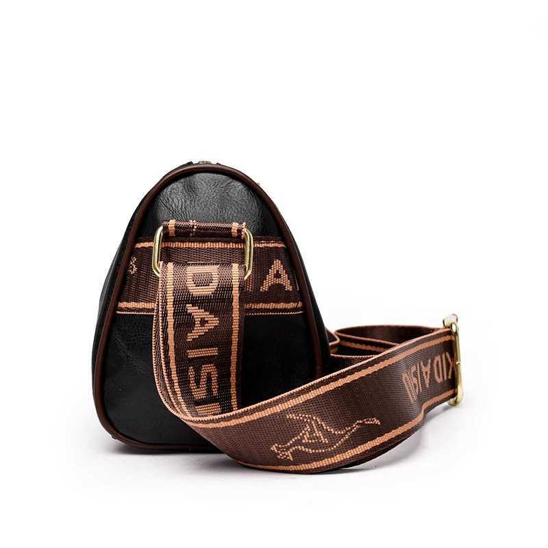 Casual Women Handbag Soft Leather Shoulder Crossbody Bags for Women 2024 New Fashion Print Ladies Messenger Tote BagT251205