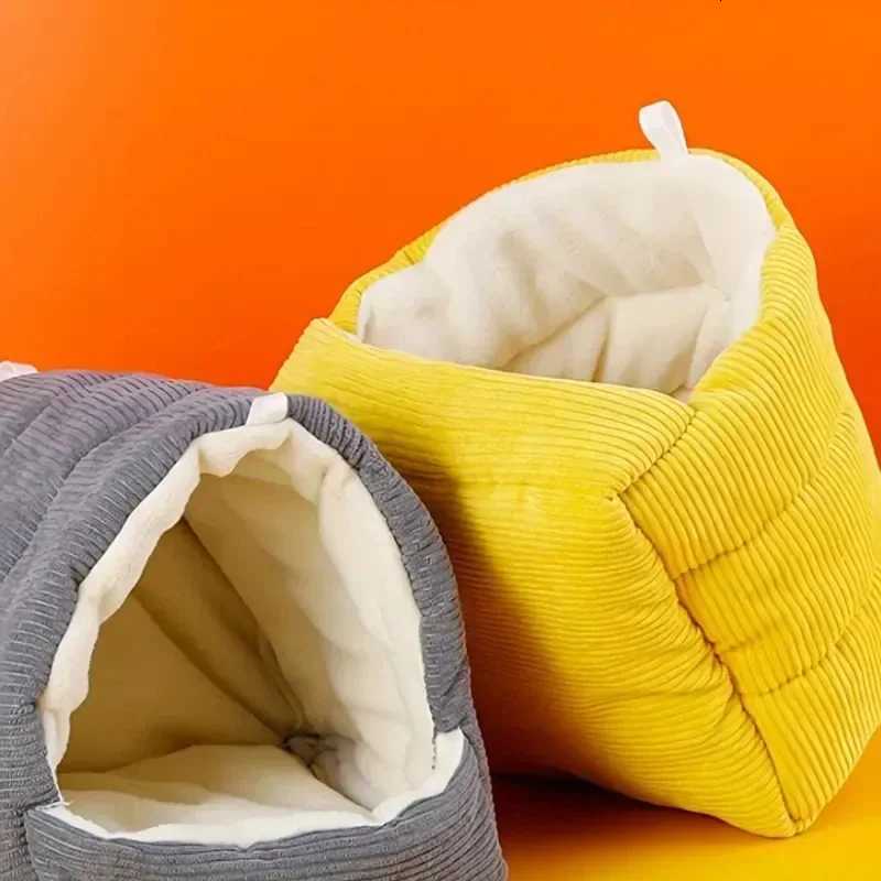 Bird Cage Parrot Cotton Nest Thickened Winter Cotton Nest Pet Mini House Hammock Hut Tent Bed Hanging Cave Product Rodents Baby M251206