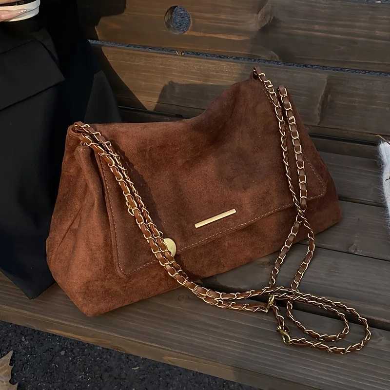 Vintage Large Crossbody Shoulder Bag Elegant Womens Handbag with Detachable Strap Durable Tote Bags for Casual Formal EventsT251206