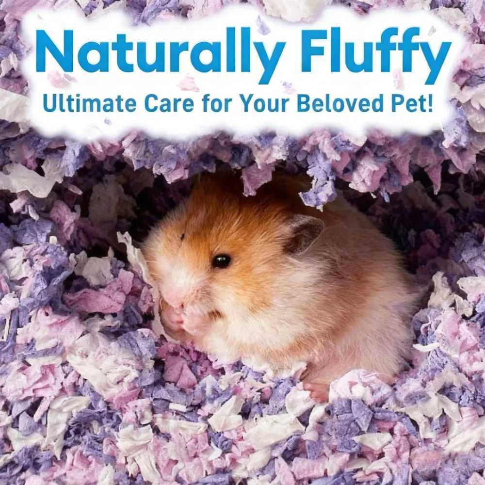 1pc 6L/159gal Dust-Free Paper Bedding - Odor Control Cozy Small Animal Bedding for Hamsters Guinea Pigs Rabbits More M251206