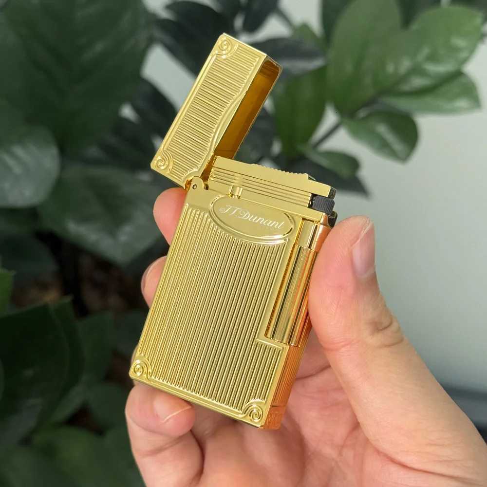 ical Metal Gas Lighter Brand L2 Bright Ding Sound Smoking Cigarette Tools for Men Gifts Refillable H251206