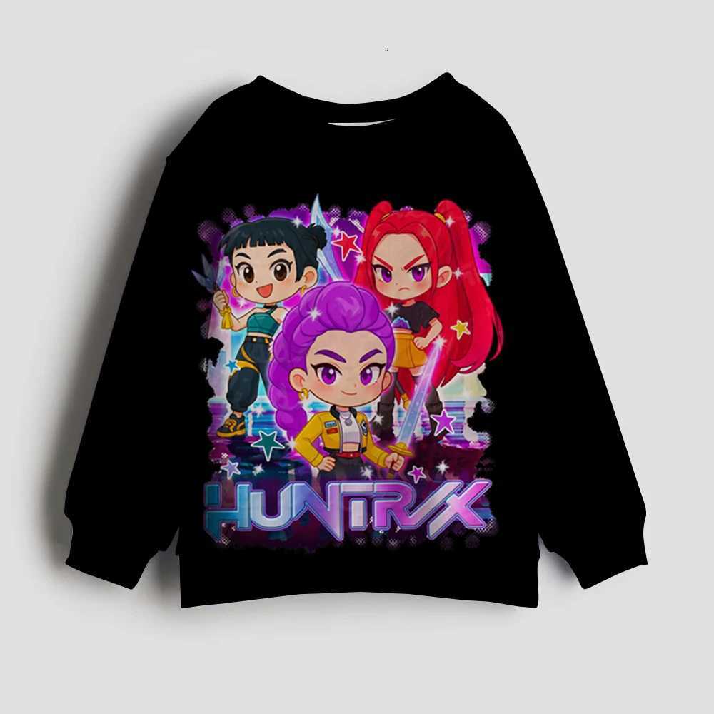 Kpop Demon Hunter Girls Sweatshirt Rumi Mira Zoey Cute Hoodies Kids Spring Autumn Pullover Children Long Sleeves Clothes GiftXJ251206