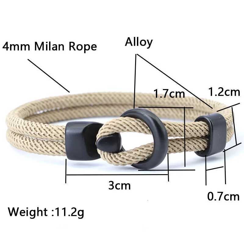 Fashion Rope Bracelet Men Double Layer Outdoor Camping Braclet Homme Accessories Survival Paracord Braslet Gift For Him W251206
