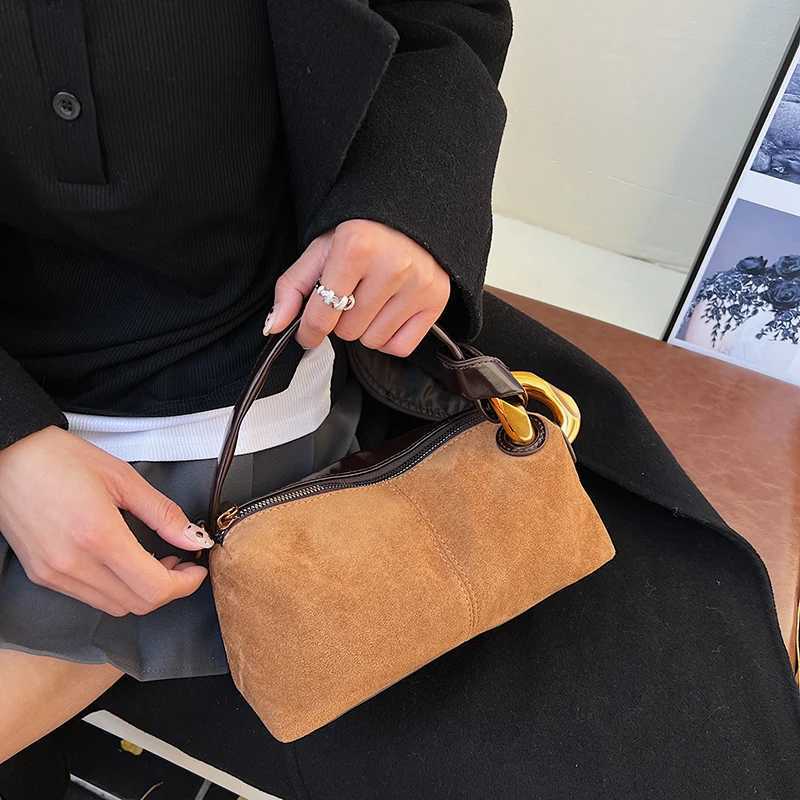 2025 Winter New Vintage Matte Boston Pillow Bag Niche Design Versatile Shoulder Crossbody Bag for Women 6022TLHT251205