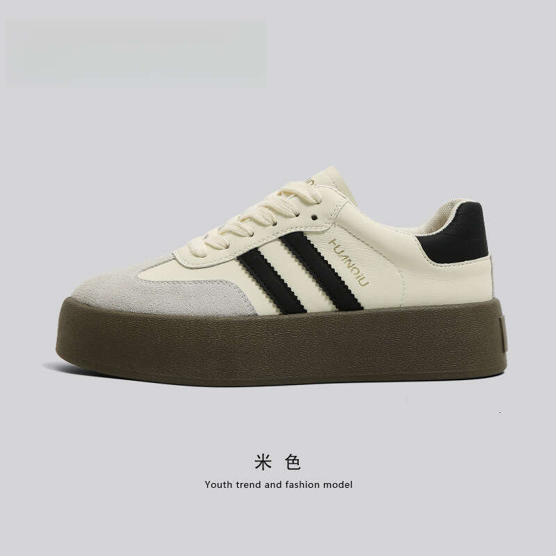 German Trainers Shoes Thick-Soled Women's Global 2025 Spring New Flat Popular Sports Casual Height-Increasing Sneakers designer shoes