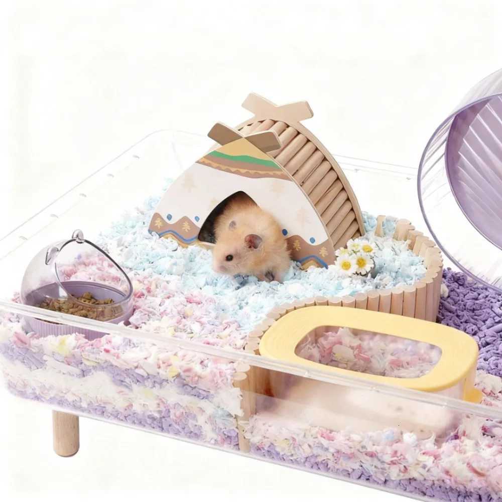 1pc 6L/159gal Dust-Free Paper Bedding - Odor Control Cozy Small Animal Bedding for Hamsters Guinea Pigs Rabbits More M251206